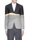 THOM BROWNE 'Beach Story' embroidered patchwork blazer