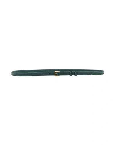 Elie Saab Thin Belt In Green