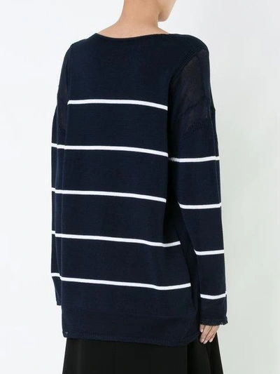 Shop Stella Mccartney Striped Jumper In 8492