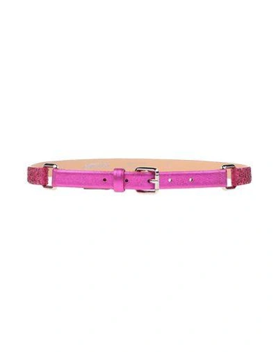 Shop Just Cavalli Thin Belt In Garnet