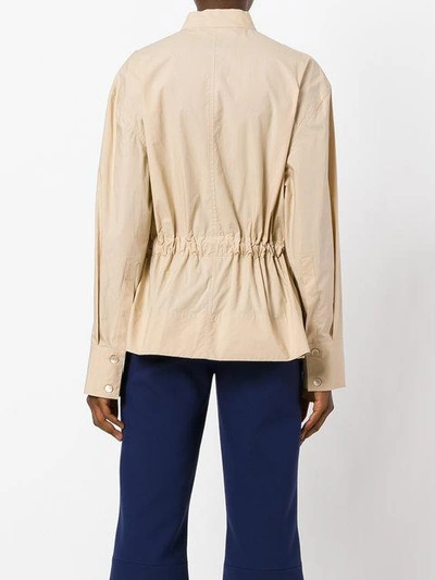 Shop Marni Pussy Bow Military Blouse