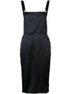 JENNI KAYNE fitted dungaree dress,DRYCLEANONLY