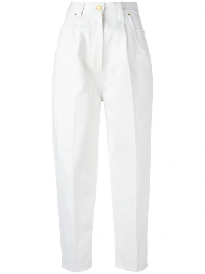 Hillier Bartley Pleat Detail Cropped Trousers