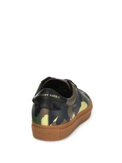 Shop Givenchy Urban Street Leather Low Top Sneakers In Multicolor