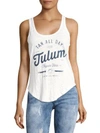 CHRLDR Tulum Linen Graphic Tank Top