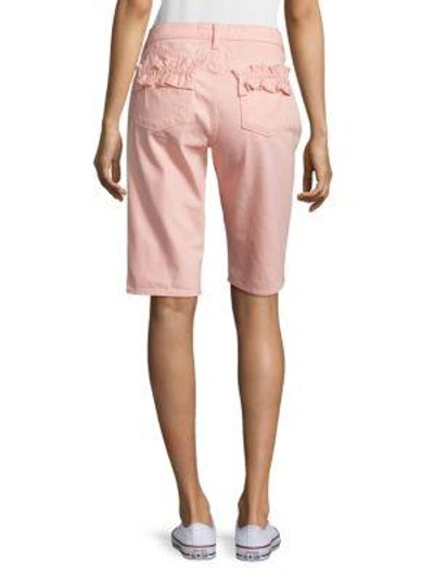 Shop J Brand Jake Five-pocket Cotton Shorts In Pink