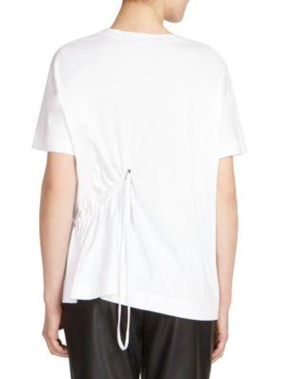 Shop Cedric Charlier Bungee Cord Tee In White