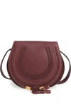 Chloé 'marcie - Medium' Leather Crossbody Bag In Dark Velvet