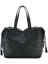 SOPHIA WEBSTER embroidered tote,CALFLEATHER100%