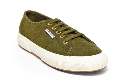 Superga 2750 Polywoolw In Olive