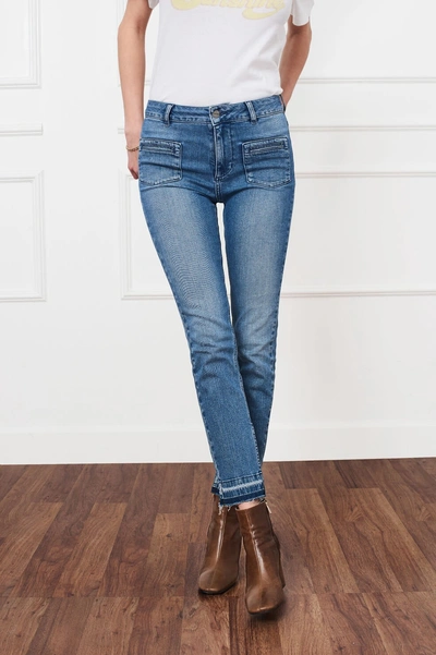 Anine Bing Split Hem Jeans