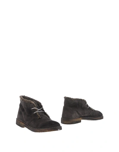 Golden Goose Ankle Boots In Lead