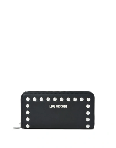 Moschino Love  Wallet In Black