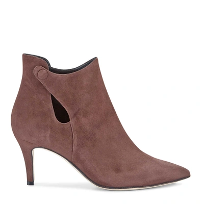 Sarah Flint Crawford In Chocolate Suede