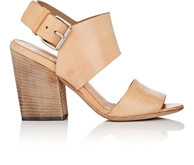 Marsèll Leather Double-band Sandals In Beige,tan