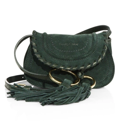See By Chloé Polly Suede Belt Bag In Ultramarine