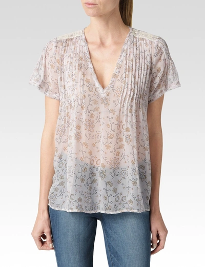Paige Candace Top - Orchid Deep Cider Meilani Print