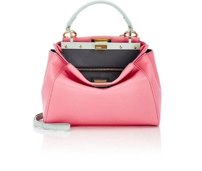 Fendi Peekaboo Mini-satchel In Pink