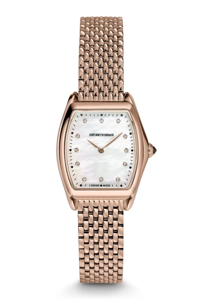 Emporio Armani Ea Swiss Made Classic Watch In White