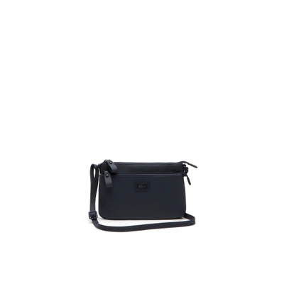 Lacoste Women's Classic Double Zip Crossbody Bag - 035 In Black Iris