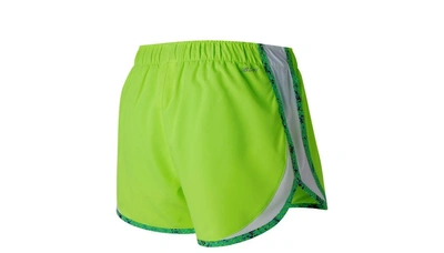 New Balance Accelerate 2.5 Inch Short In Lime Glo