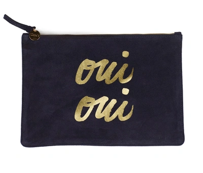 Joie &hearts; Clare V. Margot Suede Flat Clutch