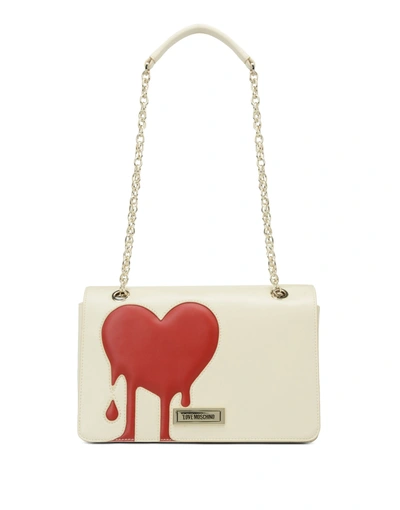 Moschino Love  Shoulder Bag In Ivory