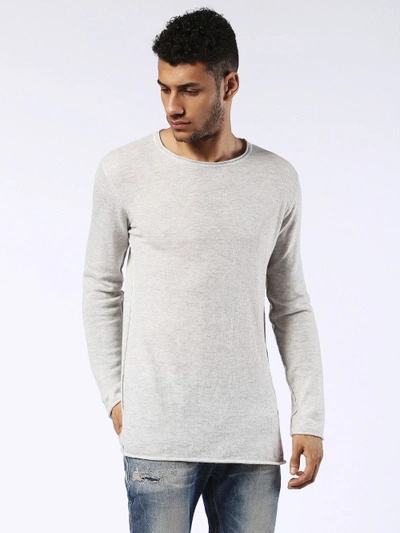 Diesel K-tiger-a Sweaters In Light Grey