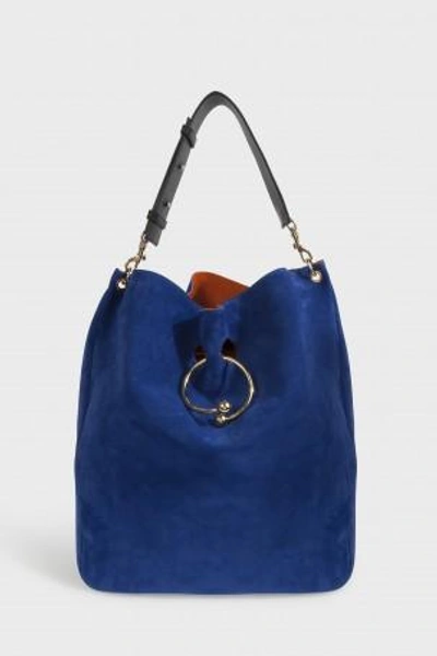 Shop Jw Anderson Large Pierce Hobo In Blue