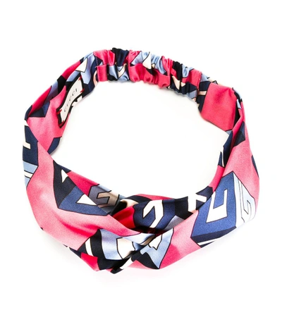 Shop Gucci Multicolor 'wallpaper' Print Headband