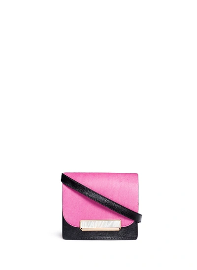 Hillier Bartley Mini Calfhair And Leather Satchel