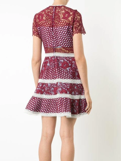 Shop Alexis Mosaic Flared Mini Dress