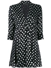 Dodo Bar Or Handrix Dress In Black, Geometric Print, Metallics.