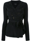 ISABEL MARANT wrap blouse,DRYCLEANONLY