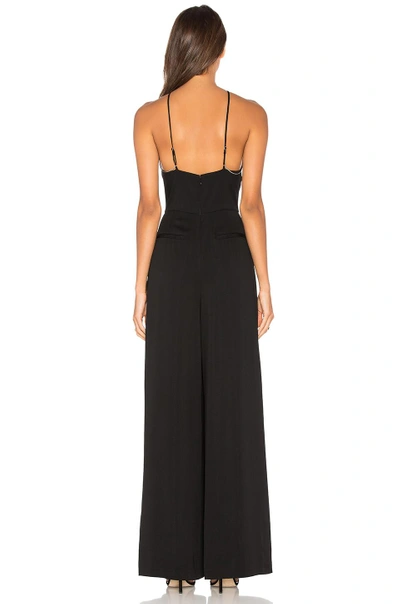 Shop Alexander Wang T Crepe Chain Jumpsuit In Black