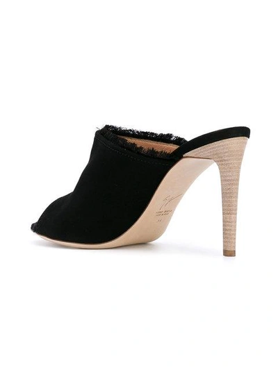 Shop Giuseppe Zanotti Open Toe Mules