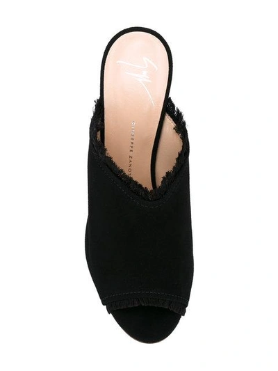 Shop Giuseppe Zanotti Open Toe Mules