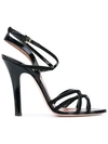 RED VALENTINO strapped sandals,LEATHER100%