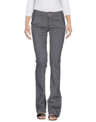 Shop Dondup Denim Pants In Lead