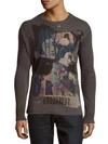 DSQUARED2 LONG-SLEEVE GRAPHIC TEE,0400094649909