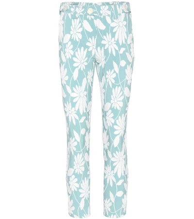 Miu Miu Exclusive To Mytheresa.com – Jacquard Trousers In Eule