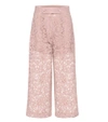 VALENTINO Lace wool and silk culottes