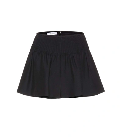 Valentino Wool And Silk Shorts In Female