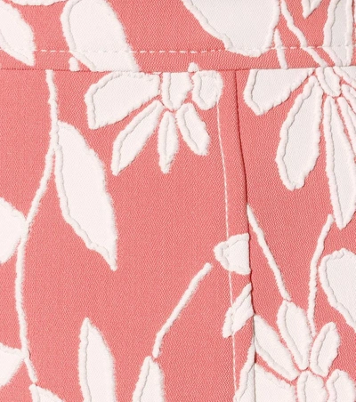 Shop Miu Miu Exclusive To Mytheresa.com - Jacquard A-line Skirt In Pink