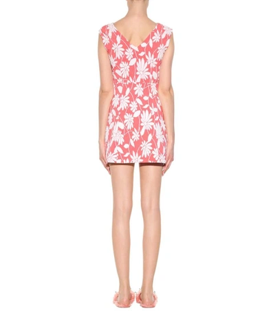 Shop Miu Miu Exclusive To Mytheresa.com - Jacquard Dress In Pink
