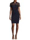 KARL LAGERFELD Floral Lace Dress,0400093713186