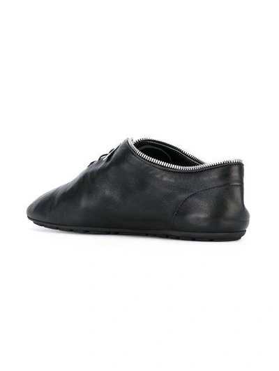 Shop Saint Laurent Verneuil 05 Richelieu Sneakers - Black