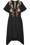 ETRO EMBROIDERED CREPE DRESS