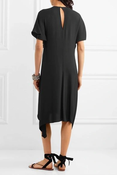 Shop Etro Embroidered Crepe Dress