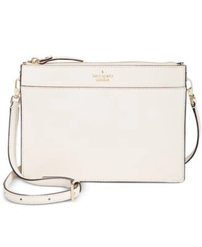 Kate Spade Cameron Street Clarise Leather Shoulder Bag - Beige In Cement